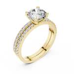 Gold Ring DDLR-008, Yellow Gold, view 2