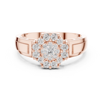 Gold Ring 19-120013L, Rose Gold, view 4