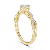 Gold Ring DDLR-592, Yellow Gold, view 1