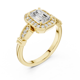 Gold Ring LR-0270, Yellow Gold, view 2