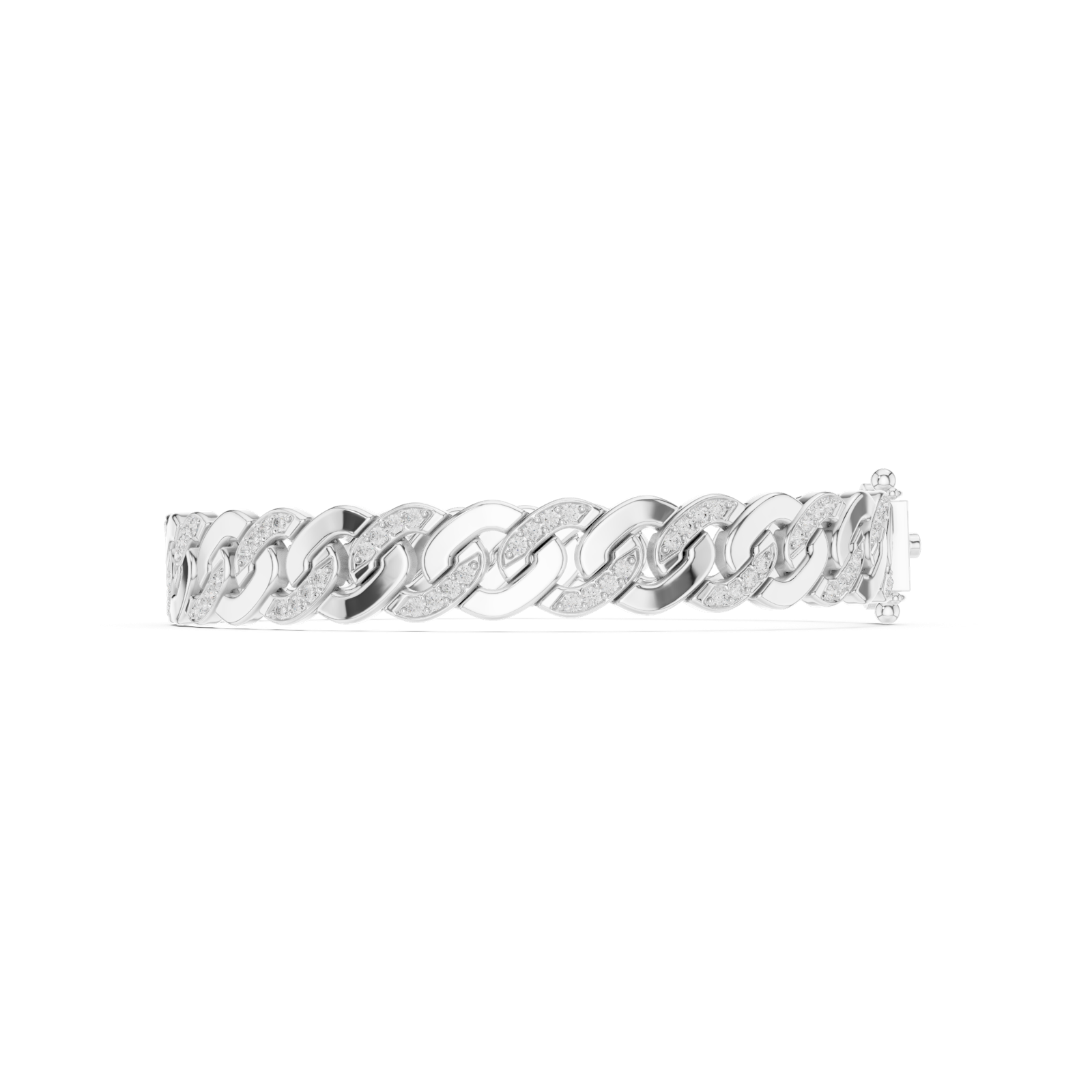 Gold Bracelet SBMB (12), White Gold, view 3