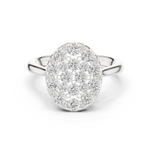 Gold Ring DDLR-783, White Gold