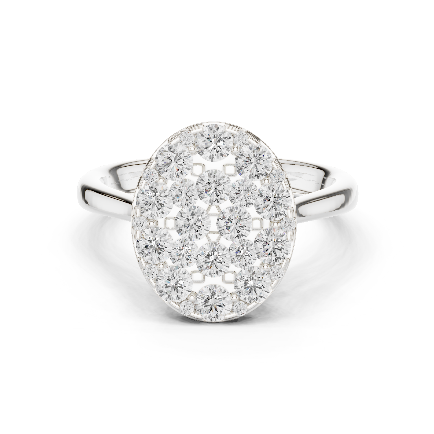 Gold Ring DDLR-783, White Gold