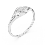 Gold Ring 12-10032@L, White Gold, view 2
