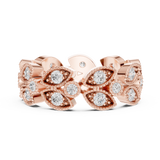 Gold Ring DDLR-368, Rose Gold, view 3