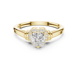 Gold Ring DDLR-399, Yellow Gold, view 4