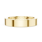 14K Solid Gold Lab Diamond Solitaire Ring, Yellow Gold, view 3