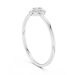 Gold Ring HLR-207, White Gold