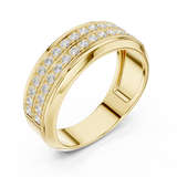 Gold Ring SBMR(8), Yellow Gold, view 2