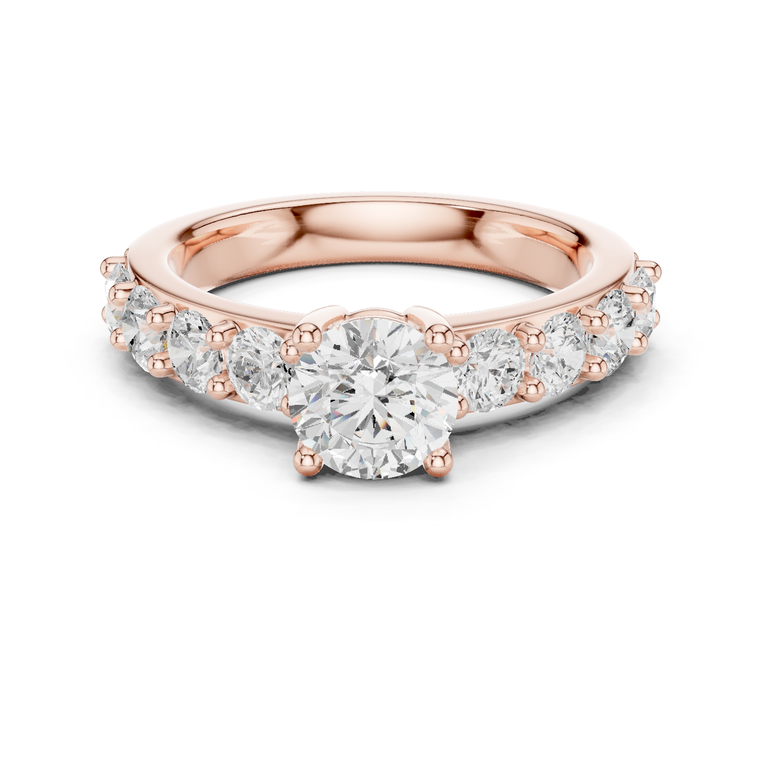 Gold Ring DDLR-655, Rose Gold