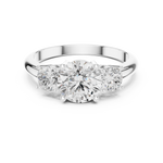 Gold Ring DDLR-1099, White Gold, view 4