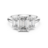 Gold Ring DDLR-045, White Gold, view 4
