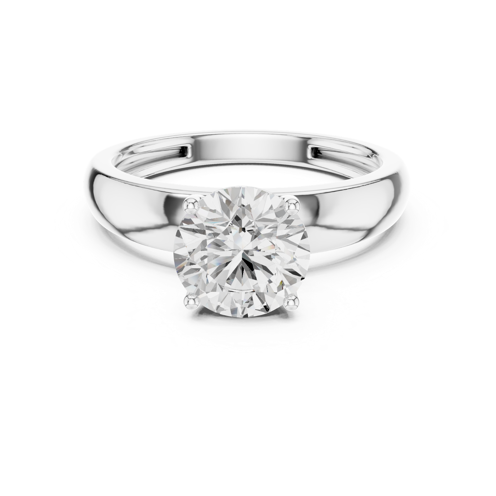 Gold Ring DDLR-827, White Gold, view 4