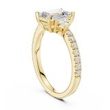Gold Ring DDLR-857, Yellow Gold, view 1