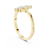 Gold Ring DDLR-742, Yellow Gold, view 1