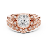 Gold Ring DDLR-290, Rose Gold, view 4
