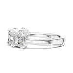 Gold Ring DDLR-701, White Gold, view 3