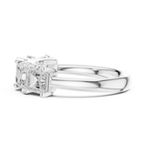 Gold Ring DDLR-701, White Gold, view 3
