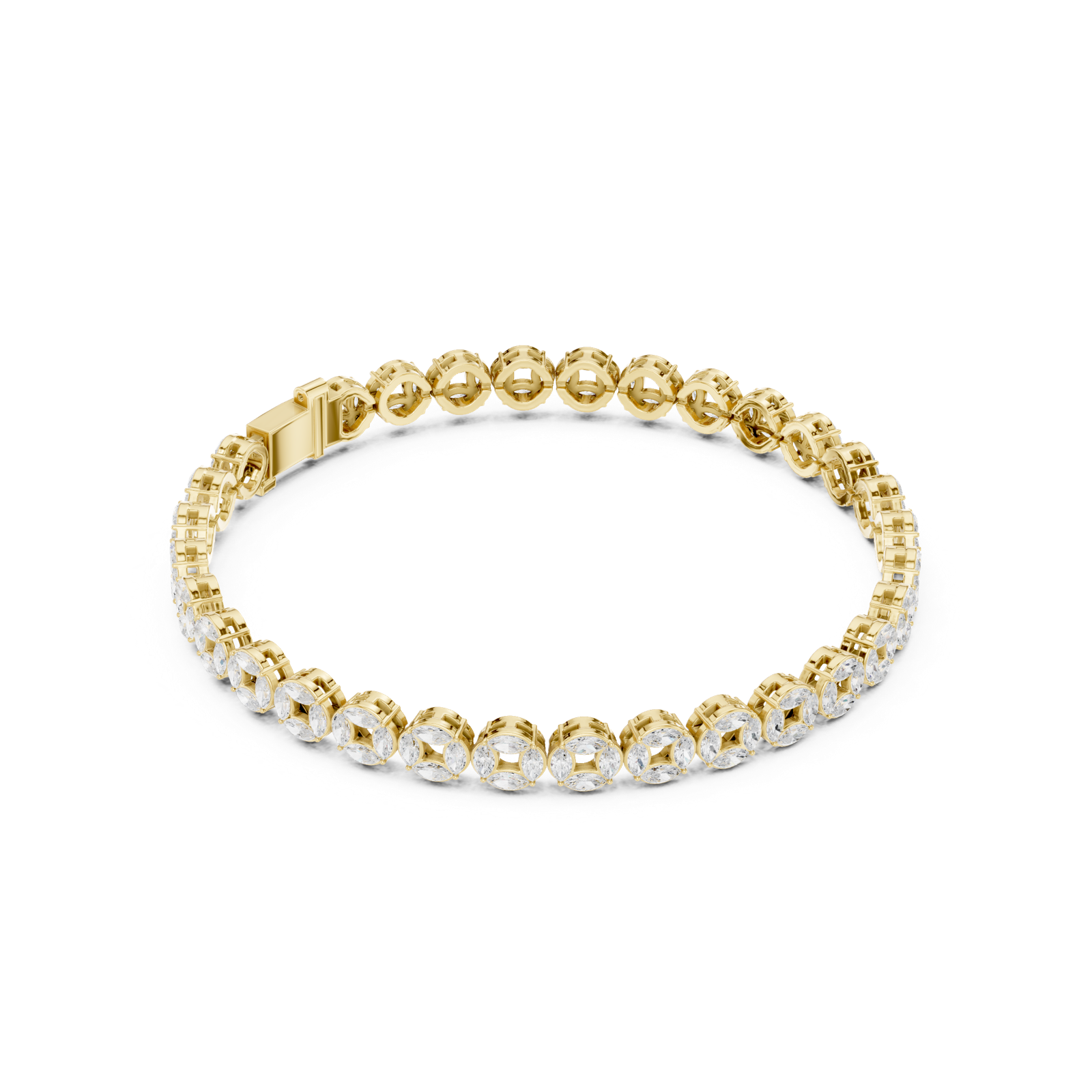 Gold Bracelet SBMB (14), Yellow Gold, view 1