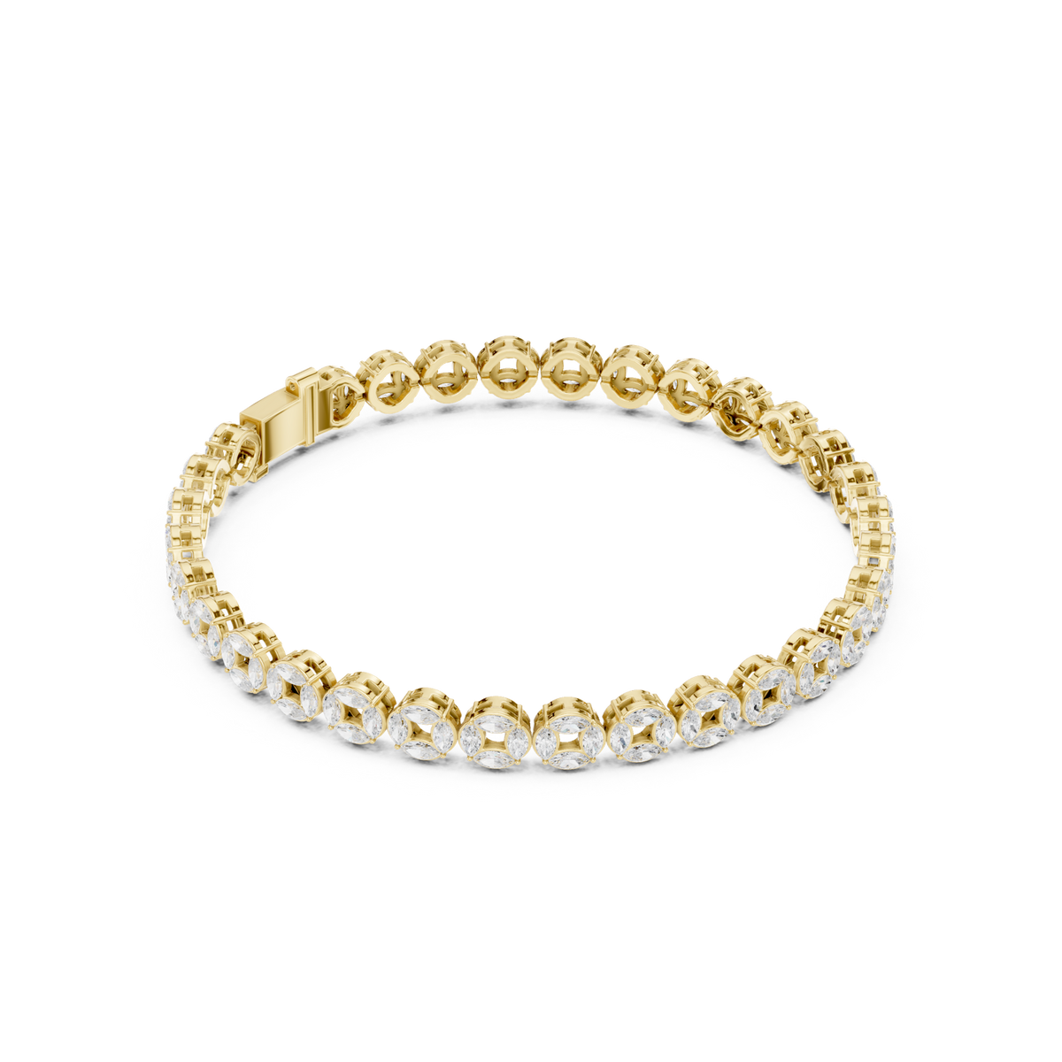 Gold Bracelet SBMB (14), Yellow Gold, view 1