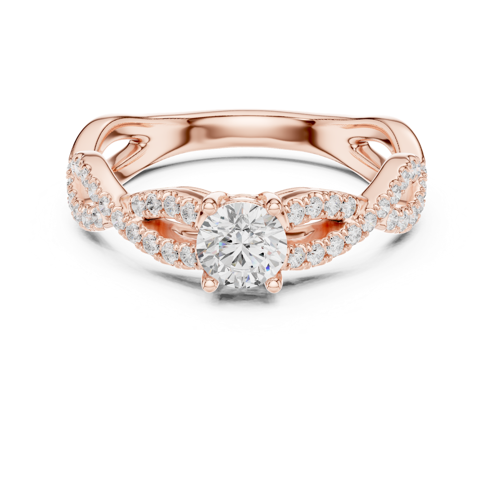 Gold Ring LR-0316, Rose Gold
