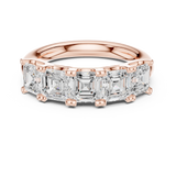 Gold Ring DDLR-701, Rose Gold, view 4