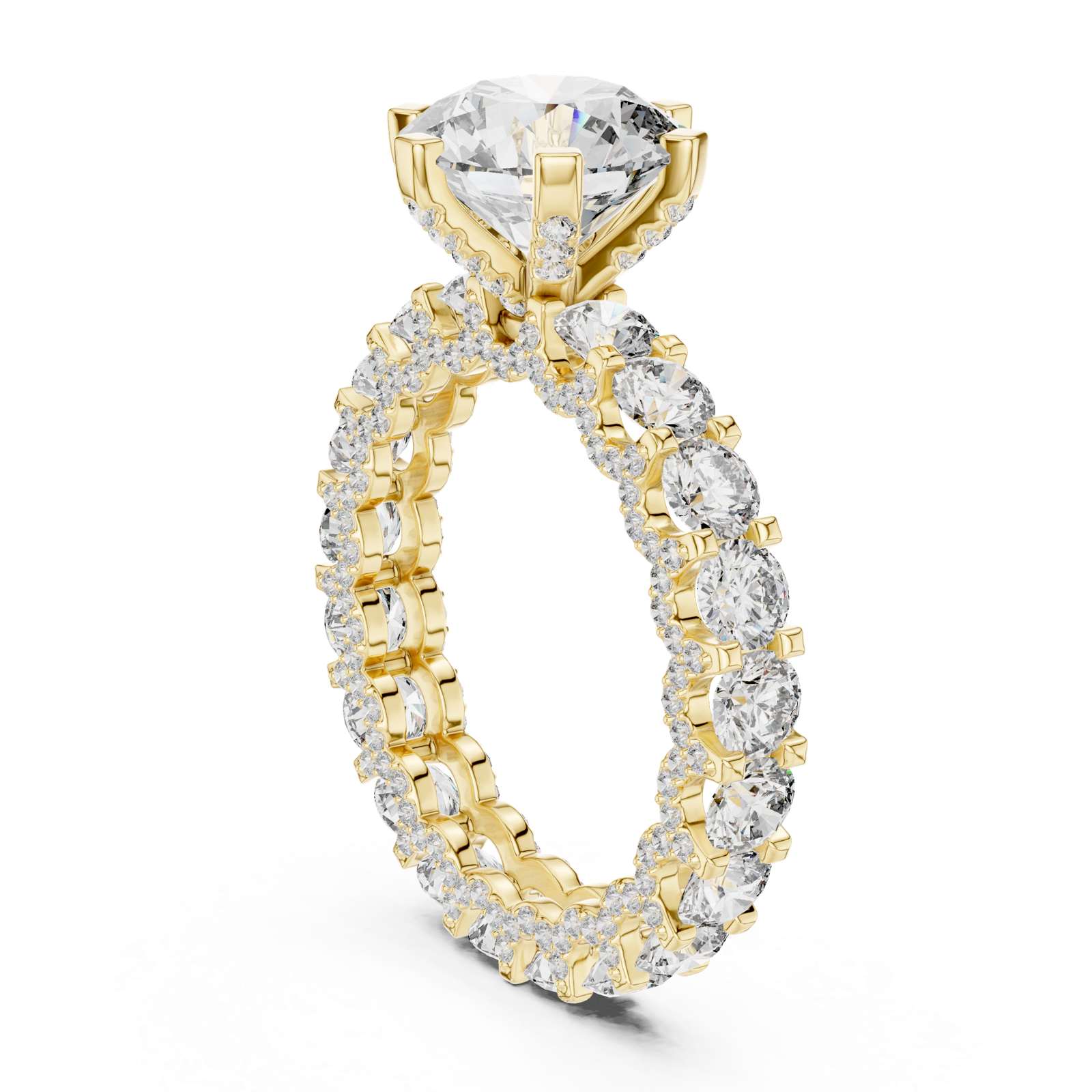 Gold Pendant 9-10054L, Yellow Gold, view 1