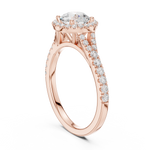 Gold Ring DDLR-914, Rose Gold, view 1