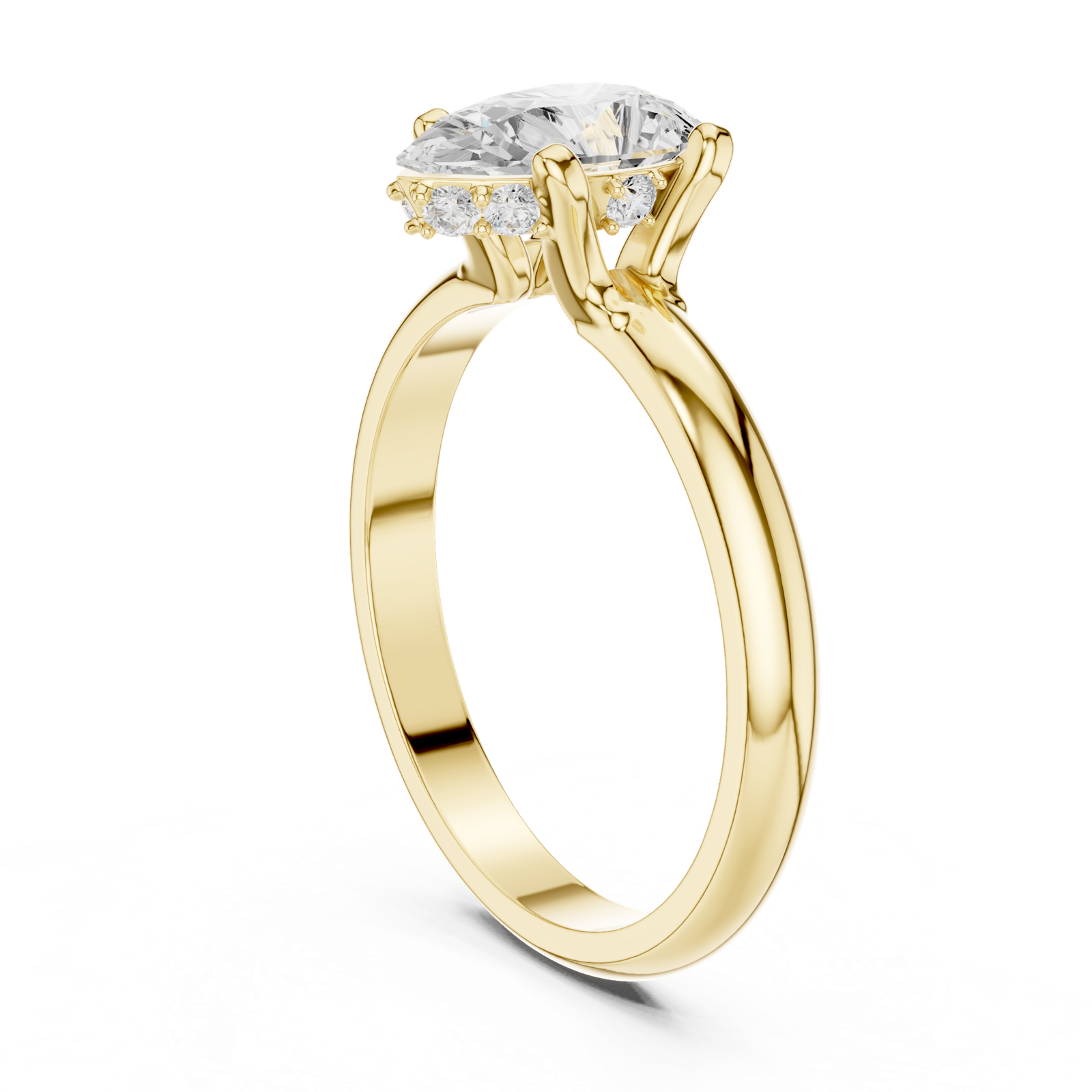 Gold Ring DDLR-1059, Yellow Gold, view 1