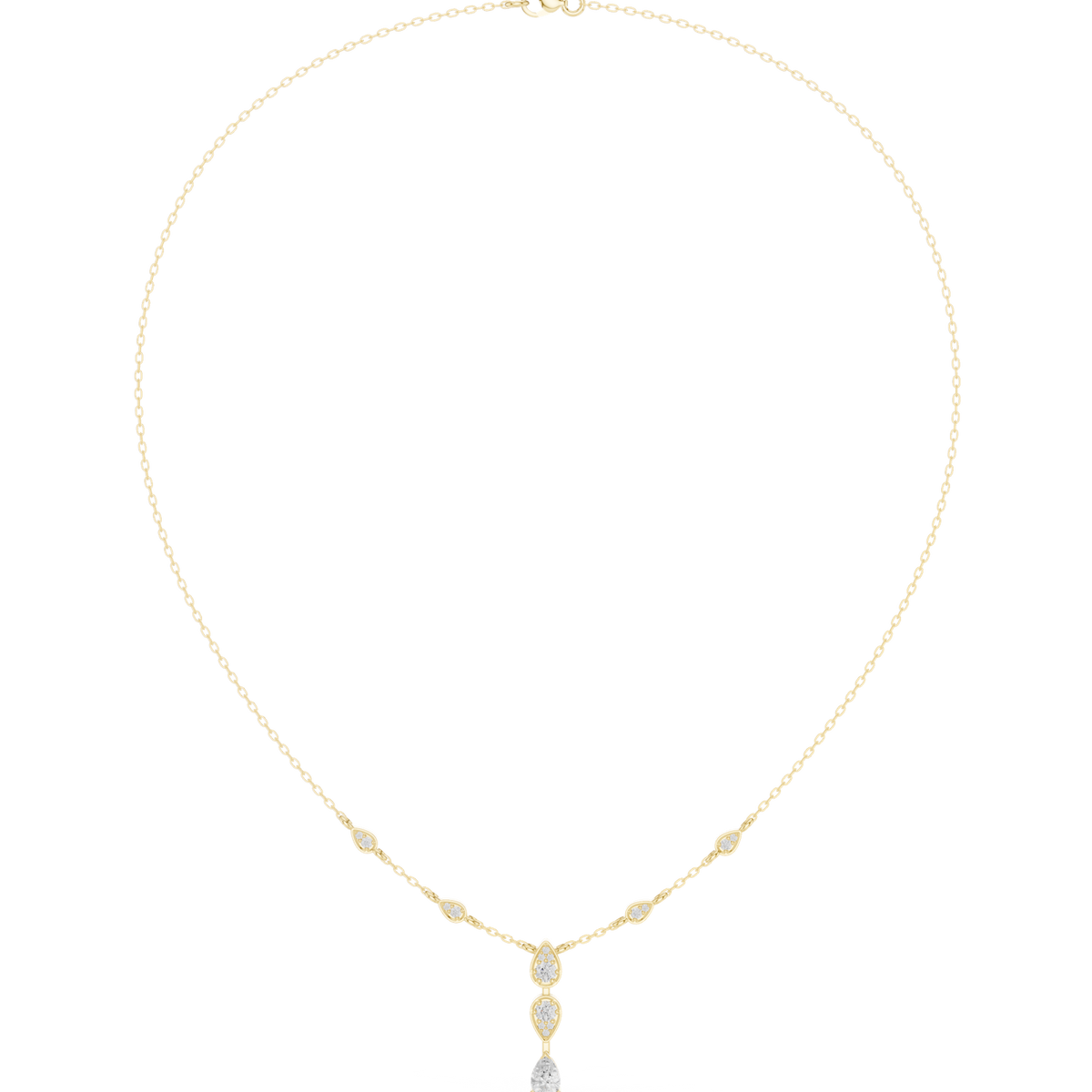 Gold Necklace SBWN (20), Yellow Gold, view 4