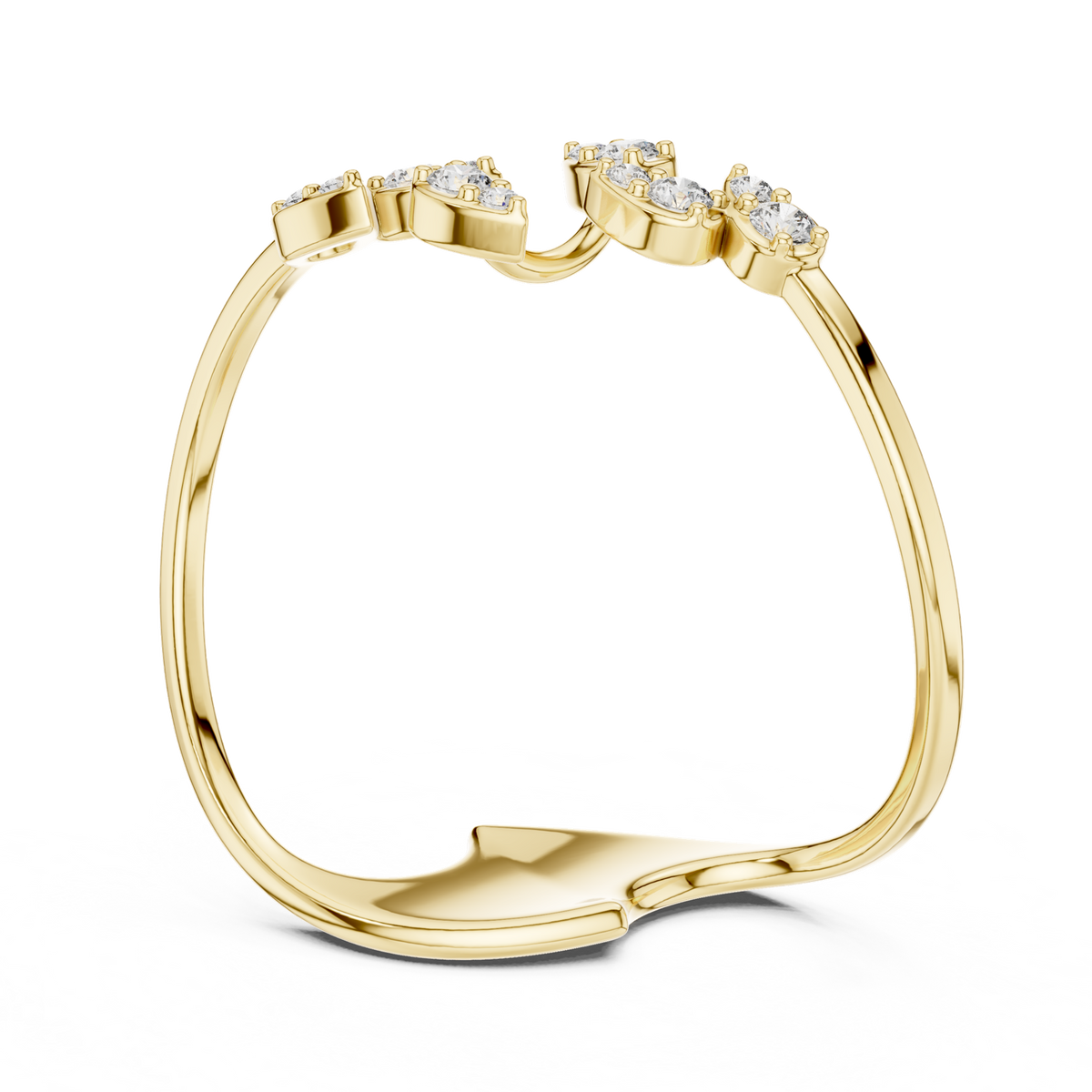 Gold Ring 1 (258), Yellow Gold, view 1