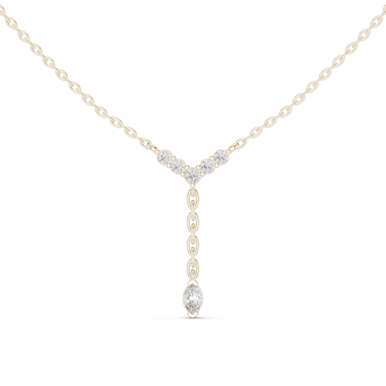 Gold Pendant GPD-0032, White Gold