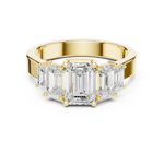 Gold Ring DDLR-1074, Yellow Gold, view 4