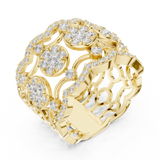 Gold Ring DDLR-818, Yellow Gold, view 2