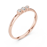 Gold Ring Ledis Ring, Rose Gold, view 2