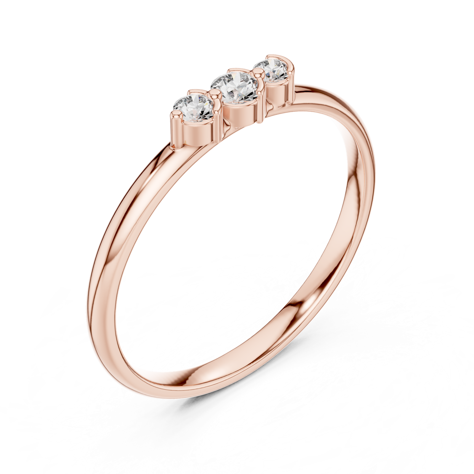 Gold Ring Ledis Ring, Rose Gold, view 2