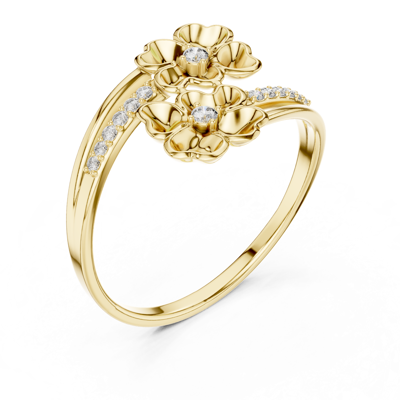 Gold Ring 1 (149), Yellow Gold, view 2