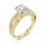Gold Ring DDLR-733, Yellow Gold, view 2