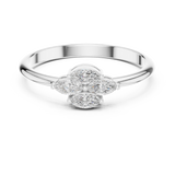 Gold Ring HLR-108, White Gold, view 4