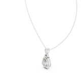 Gold Pendant GPD-0014, White Gold, view 2