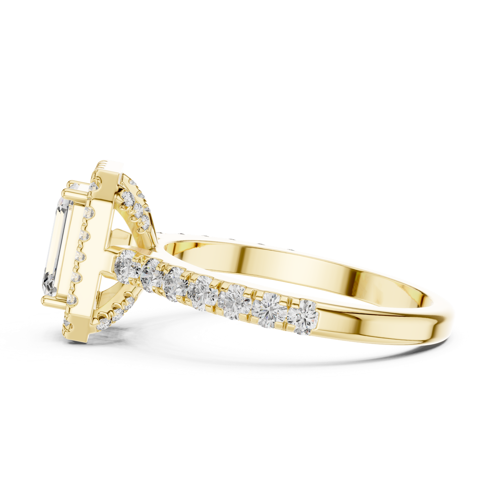 Gold Ring LR-0058, Yellow Gold, view 3