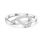 Gold Ring DR-6298, White Gold, view 4