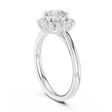 Gold Ring DDLR-673, White Gold, view 1