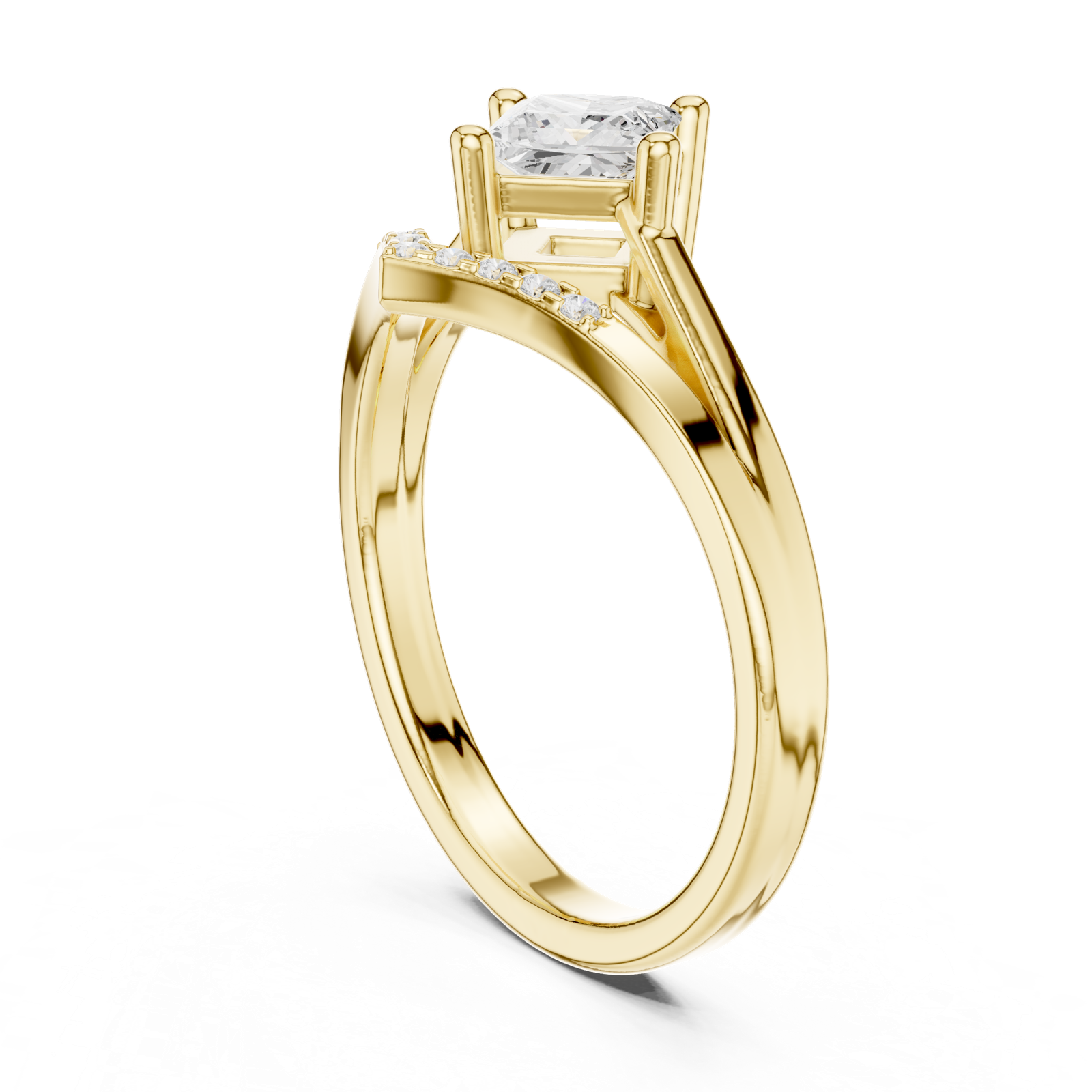 Gold Ring DDLR-477, Yellow Gold