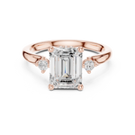 Gold Ring DDLR-971, Rose Gold, view 4