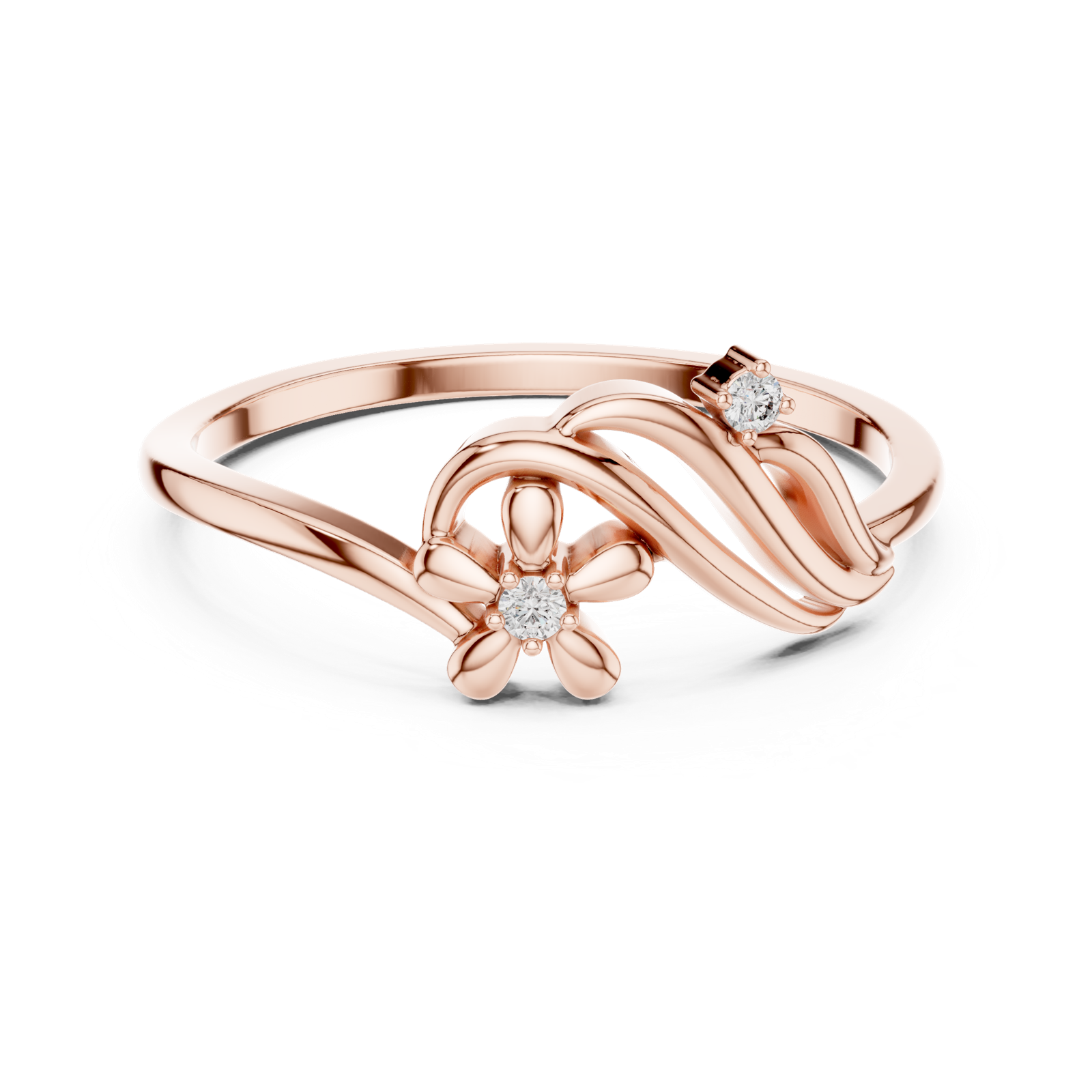 Gold Ring DR-6218, Rose Gold