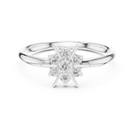 Gold Ring 1 (357), White Gold, view 4