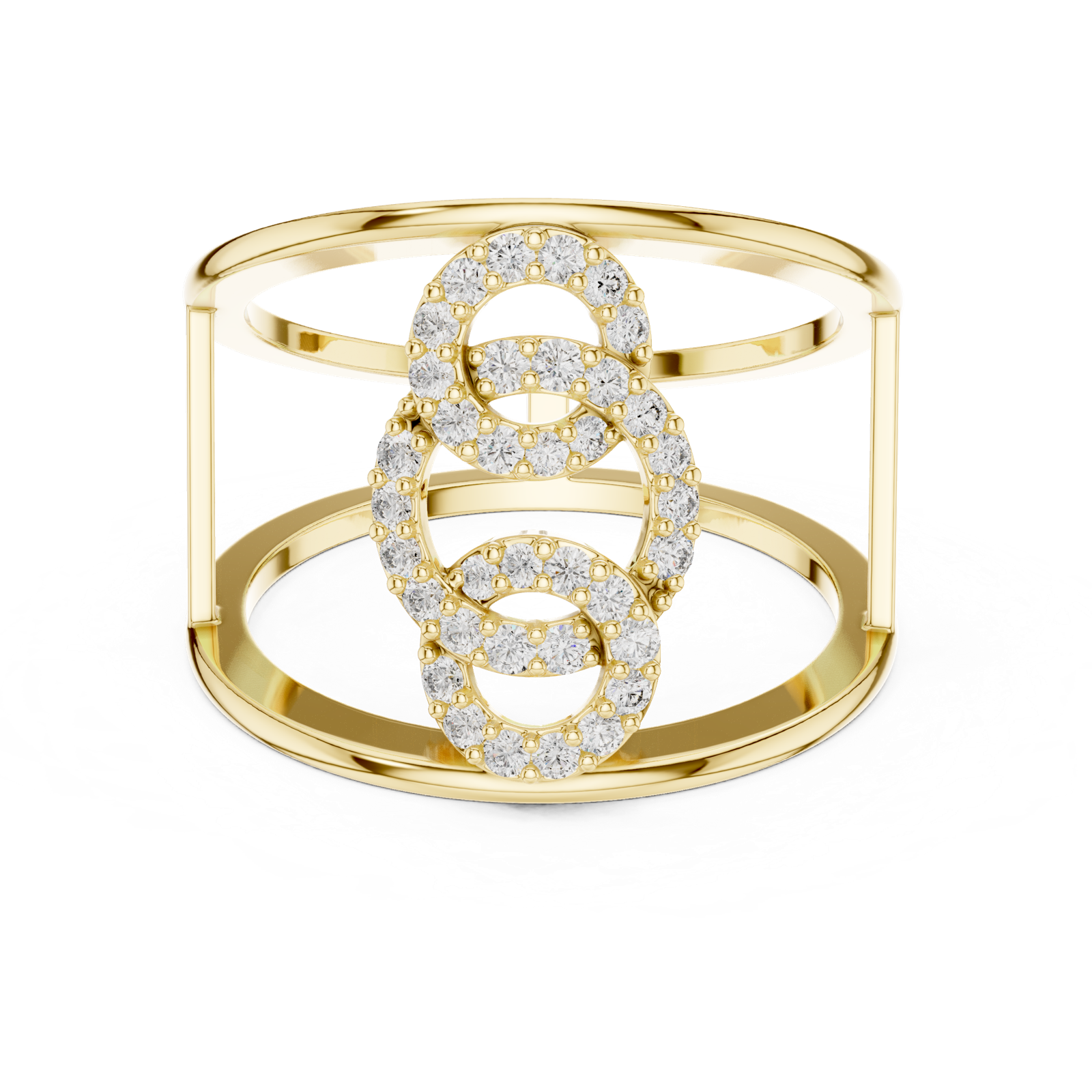 Gold Ring LR-01 (85), Yellow Gold, view 4