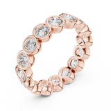 Gold Ring DDLR-216, Rose Gold, view 2