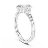 Gold Ring DDLR-725, White Gold, view 1
